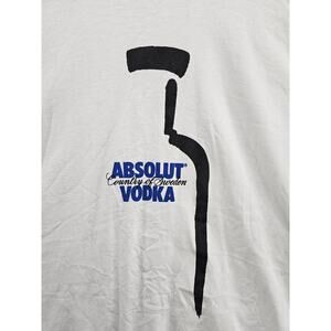 Vintage Absolute‎ Vodka t shirt  XL